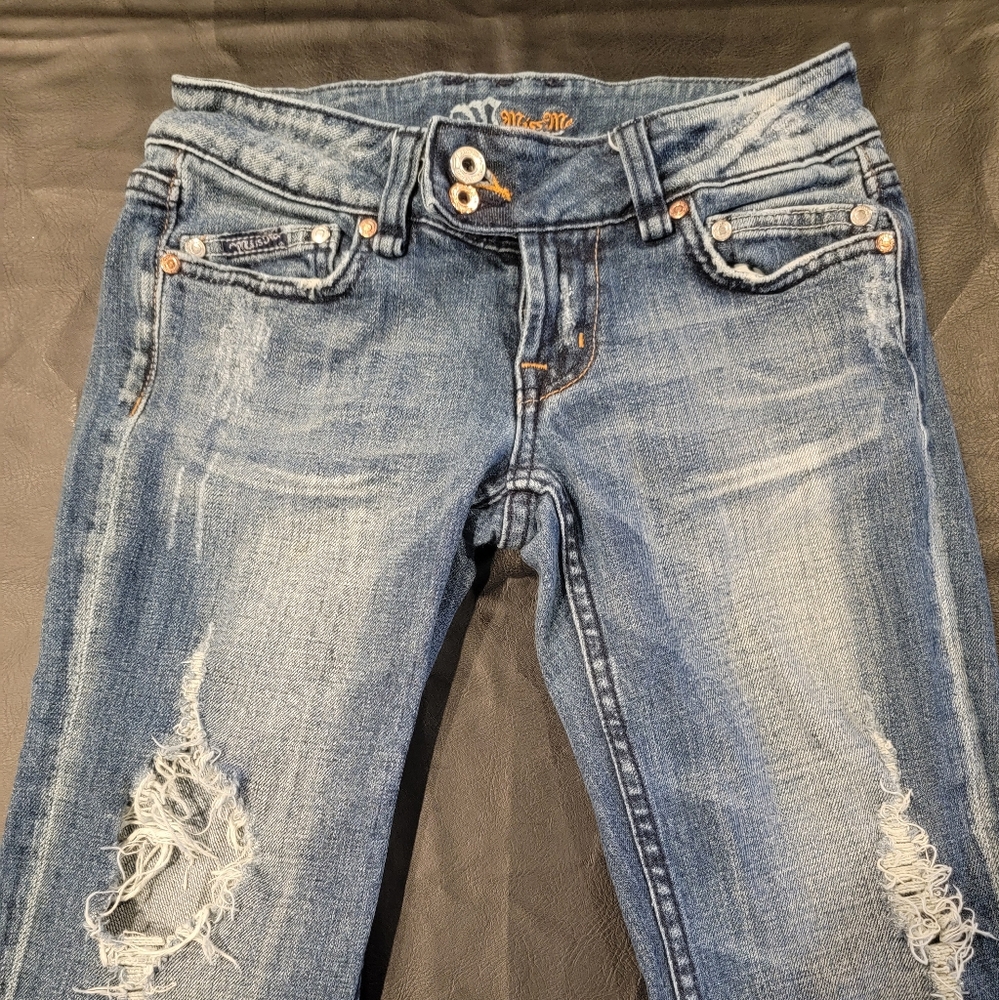 Miss Me jeans dark wash. Flare leg size 26